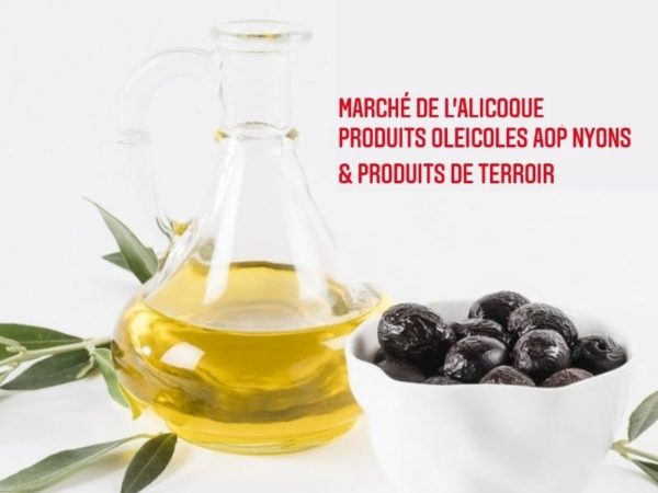 OLIVE DE NYONS - Actualité - Marché de l'Alicoque et produits du terroir